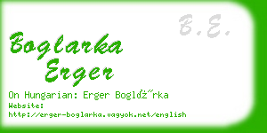 boglarka erger business card